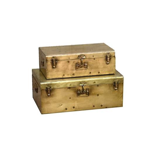 Copper Trunks - Set of Two